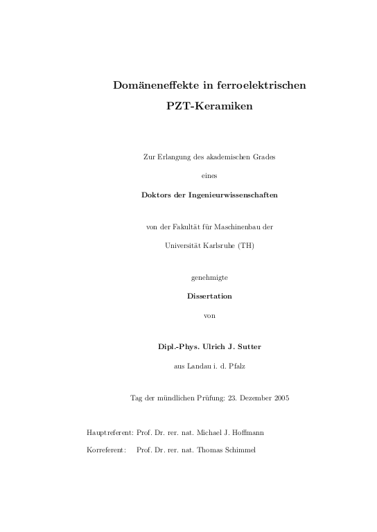 Cover der Publikation