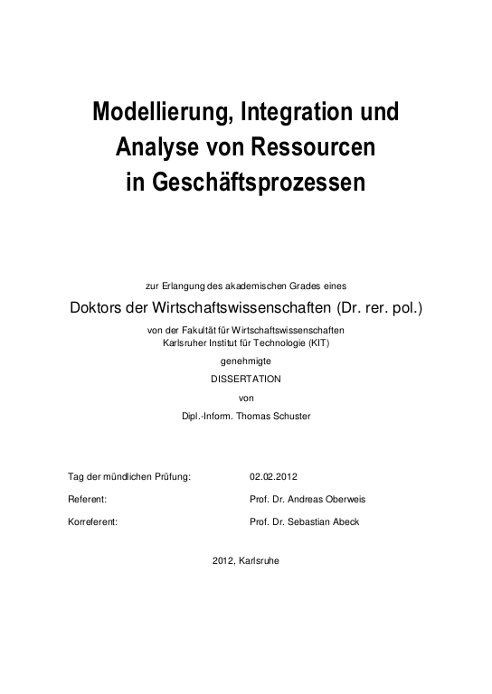 Cover der Publikation