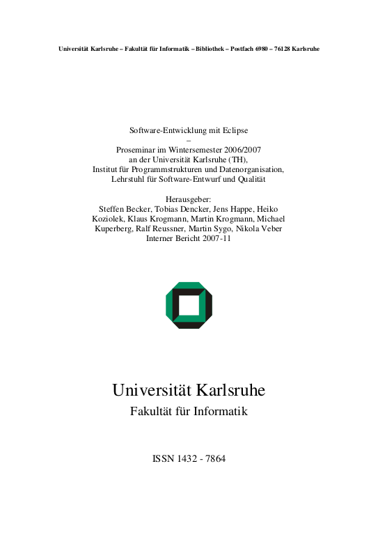 Cover der Publikation