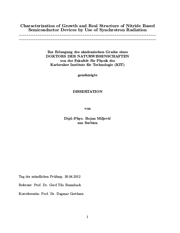 Cover der Publikation