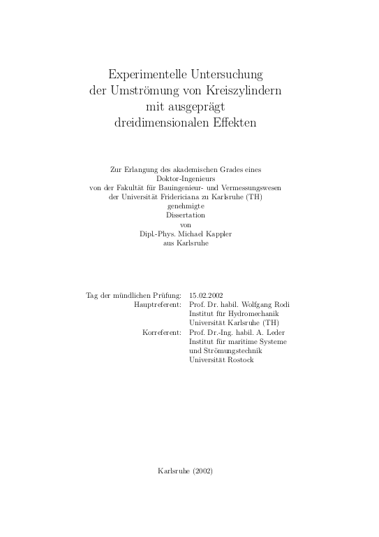 Cover der Publikation