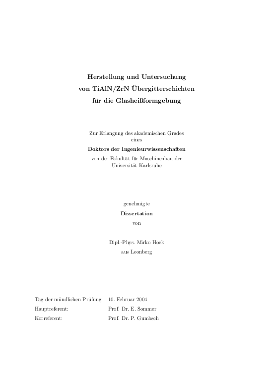 Cover der Publikation