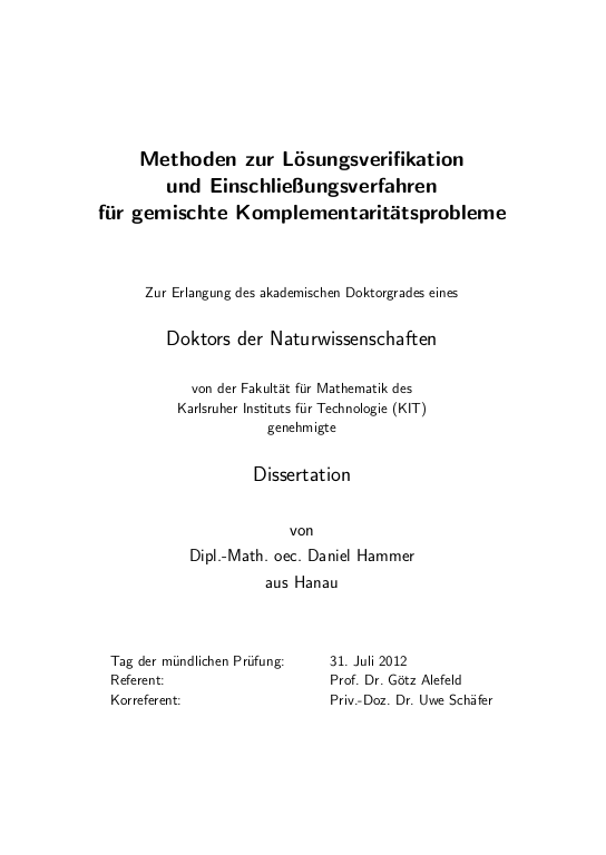 Cover der Publikation