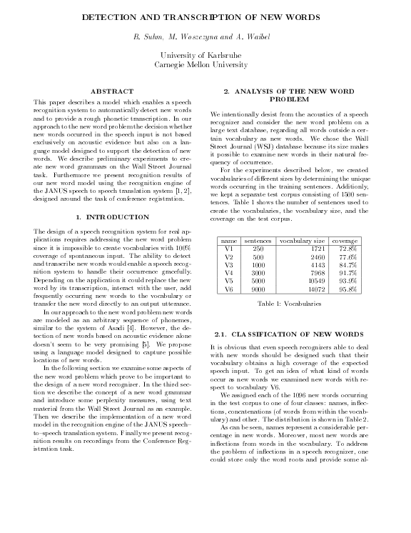 Cover der Publikation