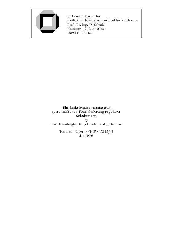 Cover der Publikation