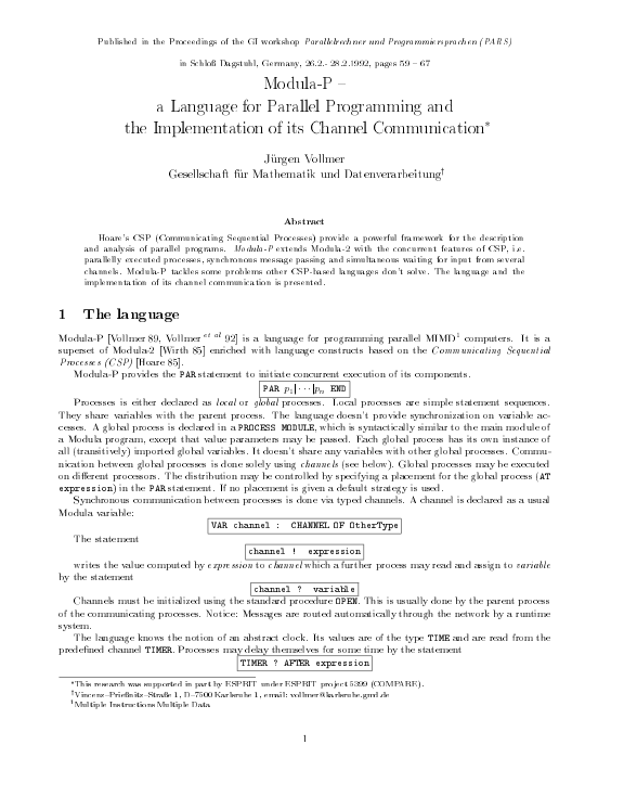 Cover der Publikation