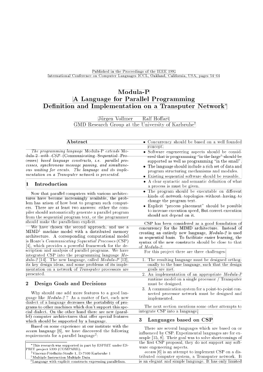 Cover der Publikation