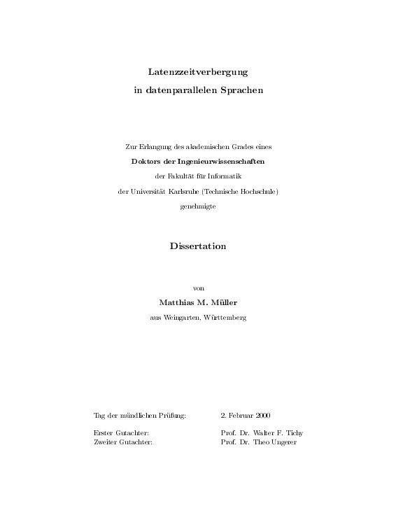 Cover der Publikation