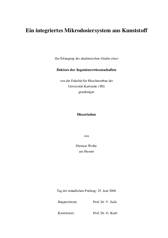 Cover der Publikation