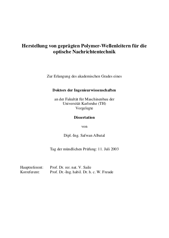 Cover der Publikation