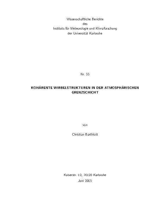 Cover der Publikation