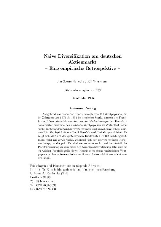 Cover der Publikation