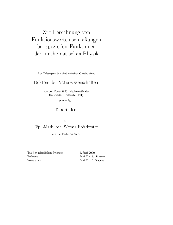 Cover der Publikation