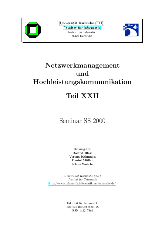 Cover der Publikation