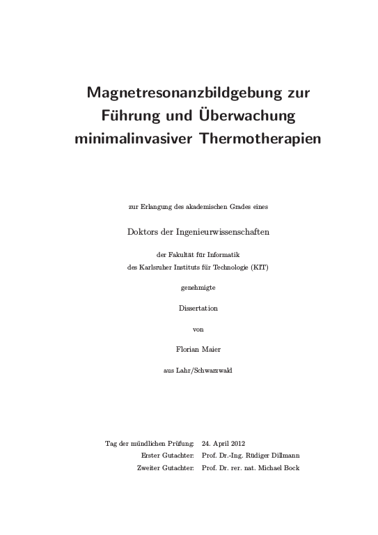 Cover der Publikation