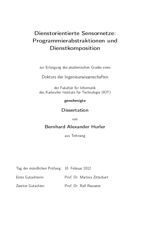 Cover der Publikation