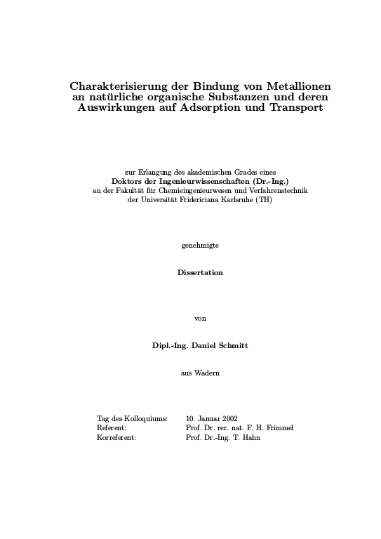 Cover der Publikation