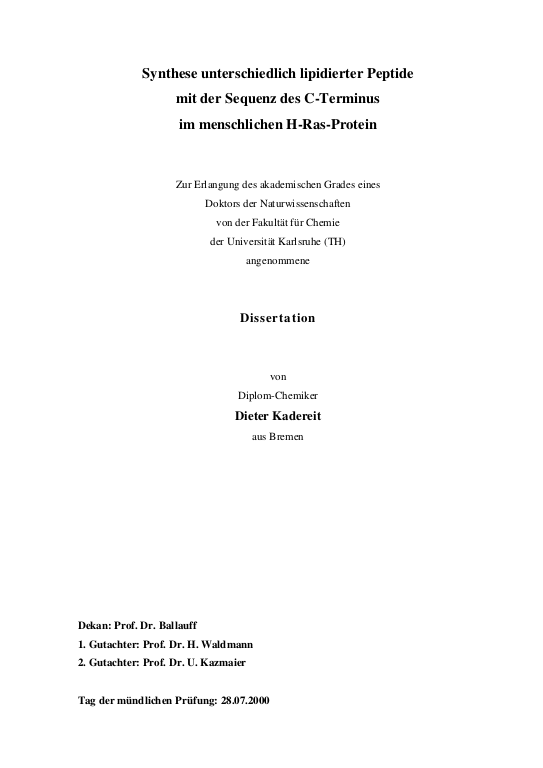 Cover der Publikation