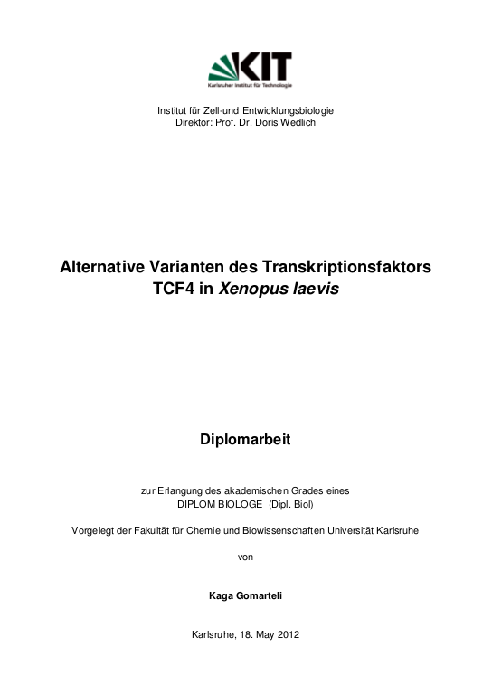 Cover der Publikation