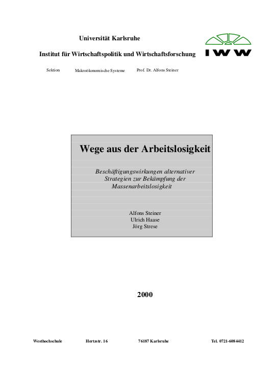 Cover der Publikation