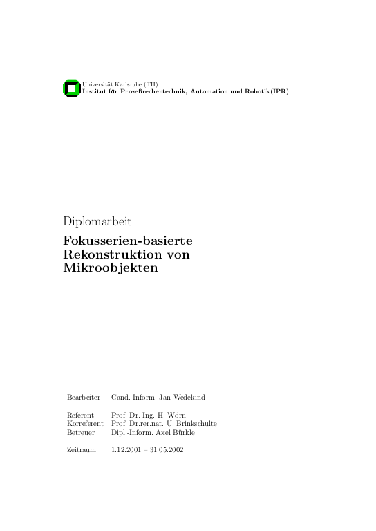 Cover der Publikation