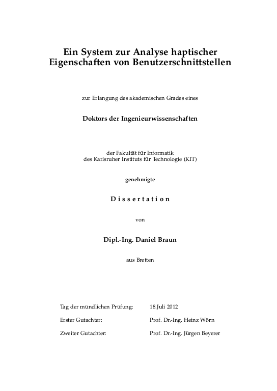 Cover der Publikation