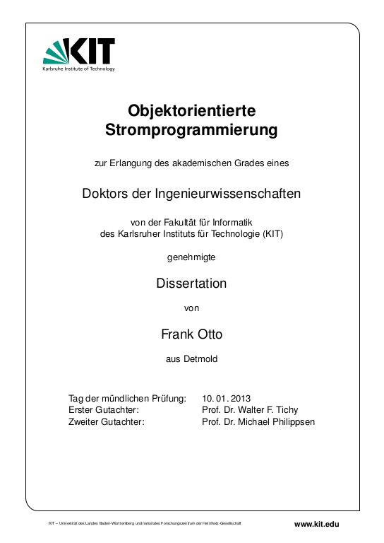 Cover der Publikation