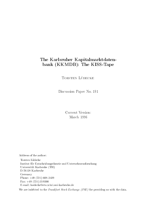 Cover der Publikation