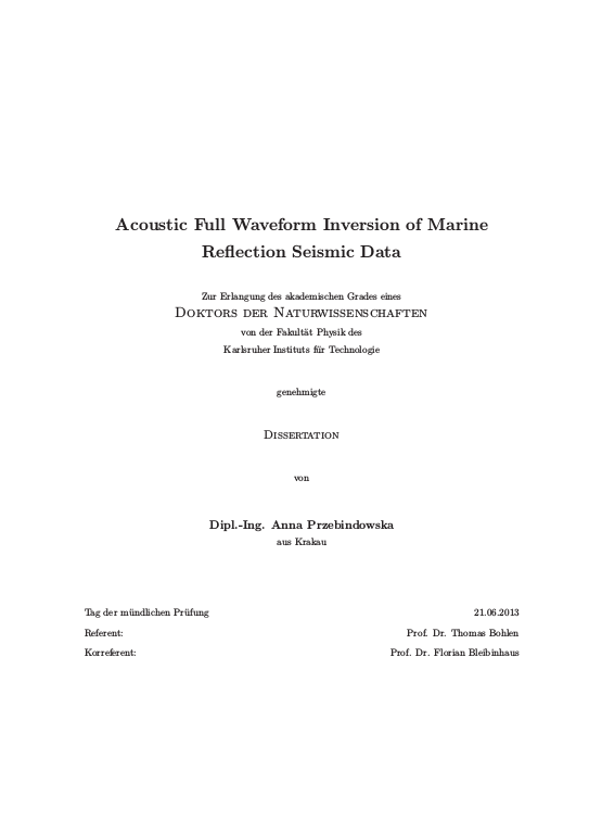 Cover der Publikation