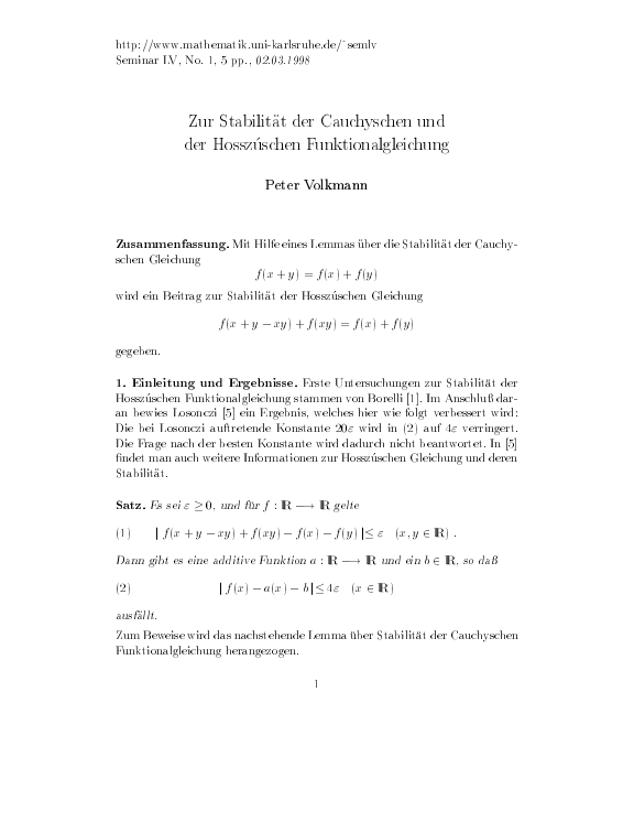 Cover der Publikation