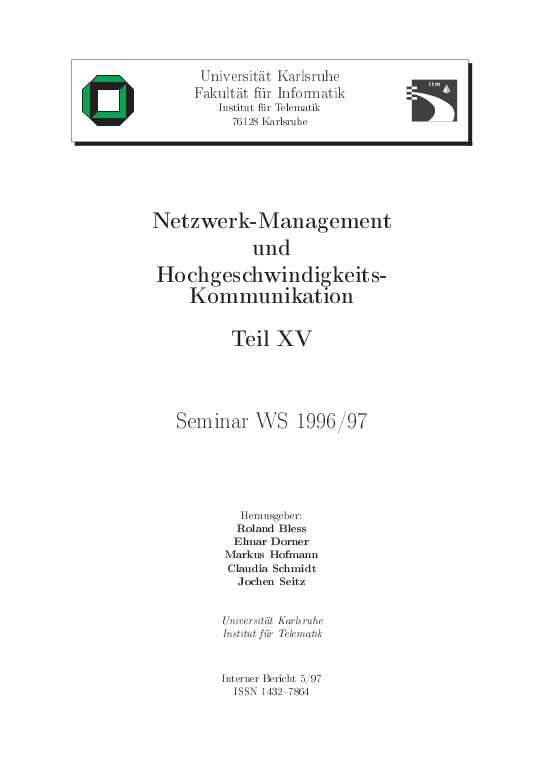 Cover der Publikation