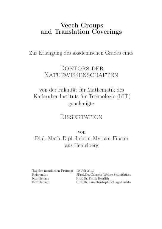 Cover der Publikation