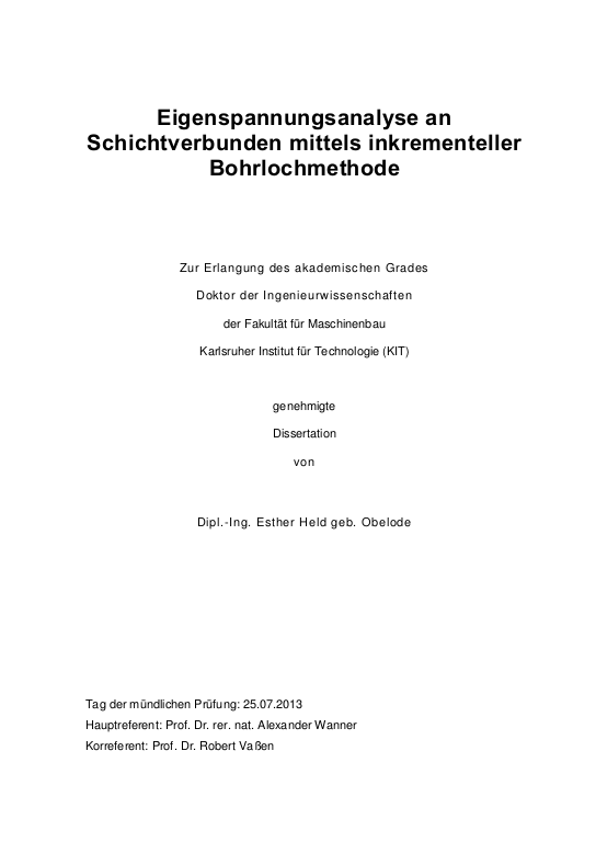 Cover der Publikation