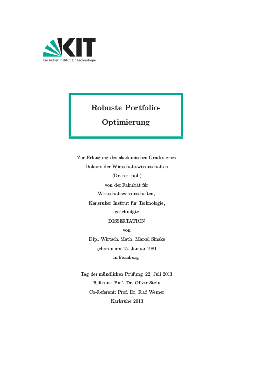 Cover der Publikation