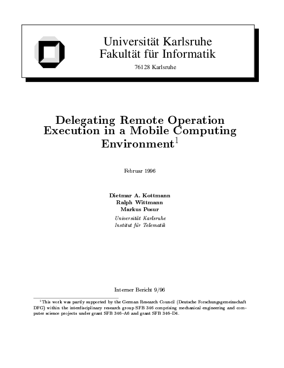 Cover der Publikation