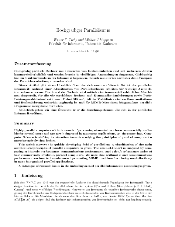 Cover der Publikation