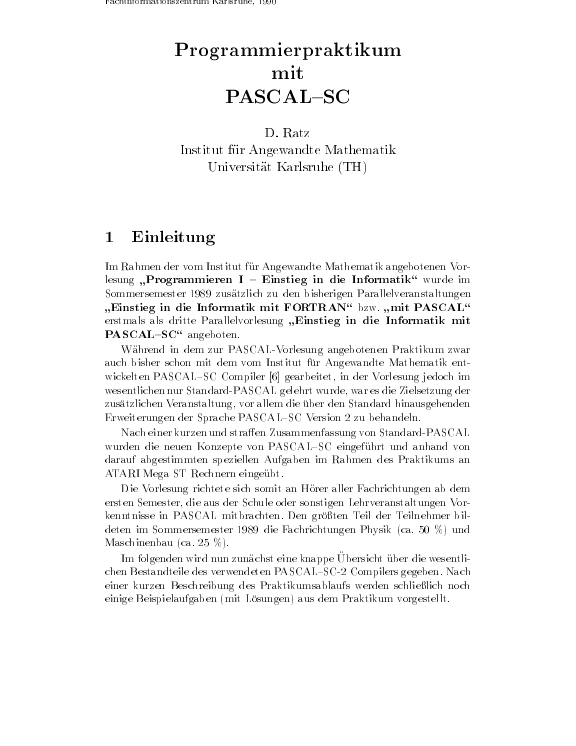 Cover der Publikation