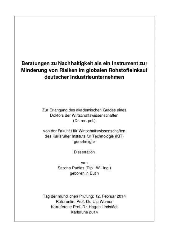 Cover der Publikation