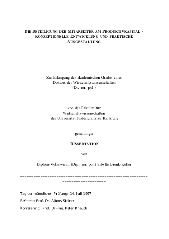 Cover der Publikation