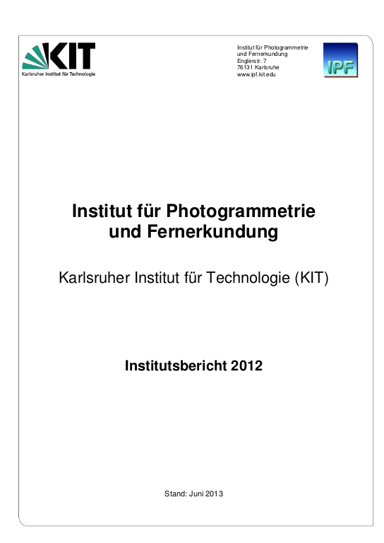 Cover der Publikation