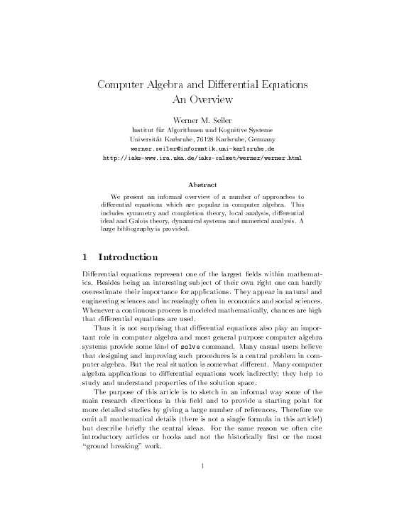 Cover der Publikation