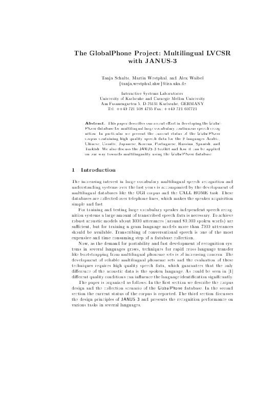 Cover der Publikation