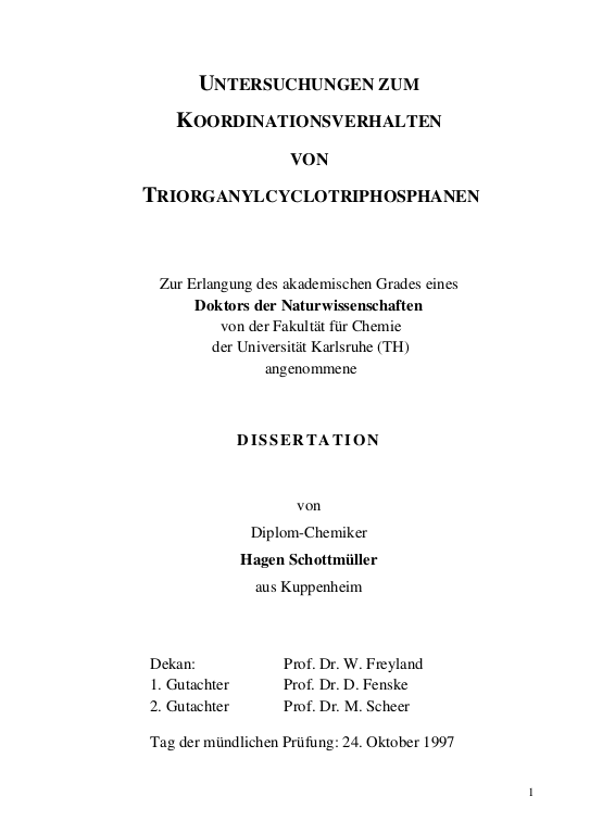 Cover der Publikation