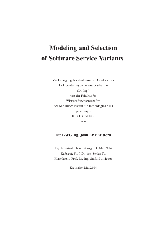 Cover der Publikation