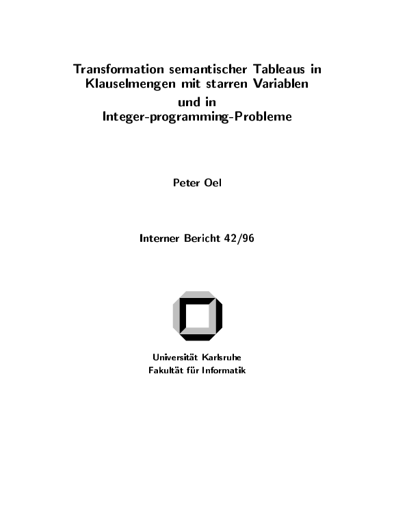 Cover der Publikation