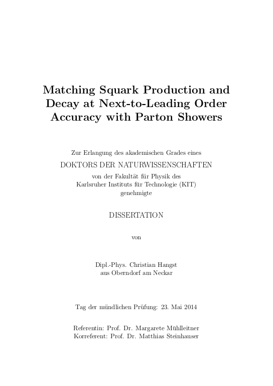 Cover der Publikation