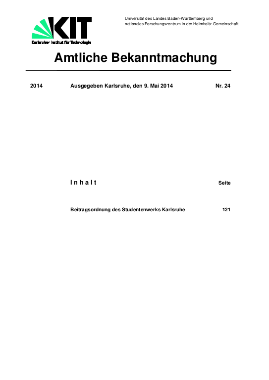 Cover der Publikation