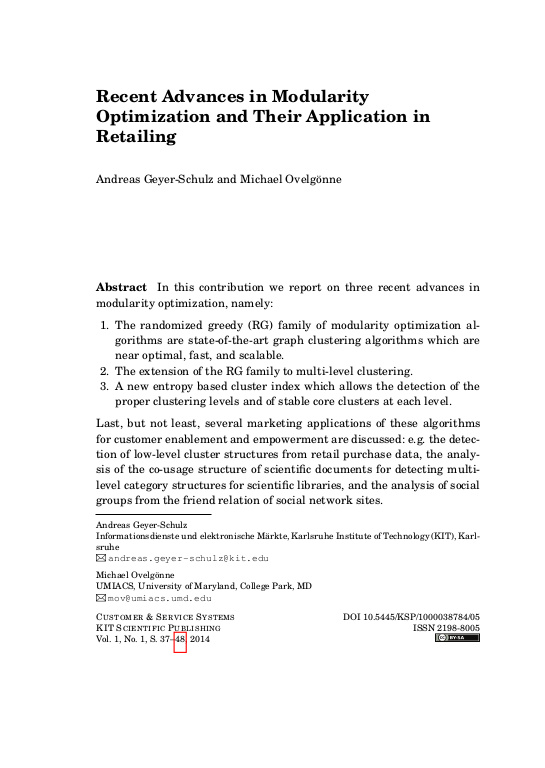 Cover der Publikation