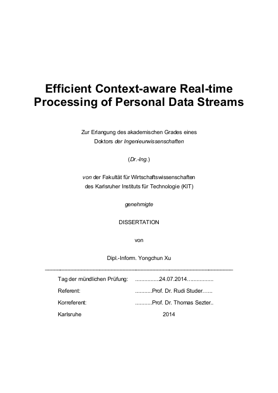 Context Aware Data Processing