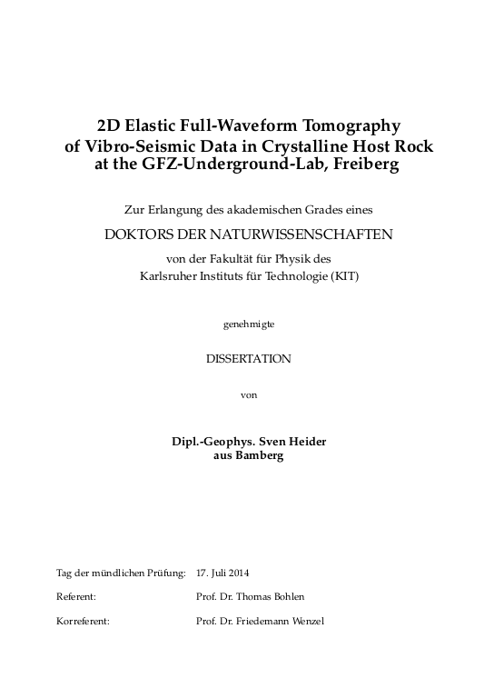 Cover der Publikation